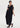 Deep V Neck Line Loose Fit Wholesale Black Cold Shoulder Dress V Neckline, Sleeveless, Asymmetrical Hem, Loose Fit, Black Dress